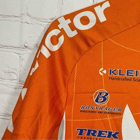 Cannibal Australia Cycling Jersey Mens Large Orange 3/4 Zip Lightweight Pockets - Picture 13 of 14